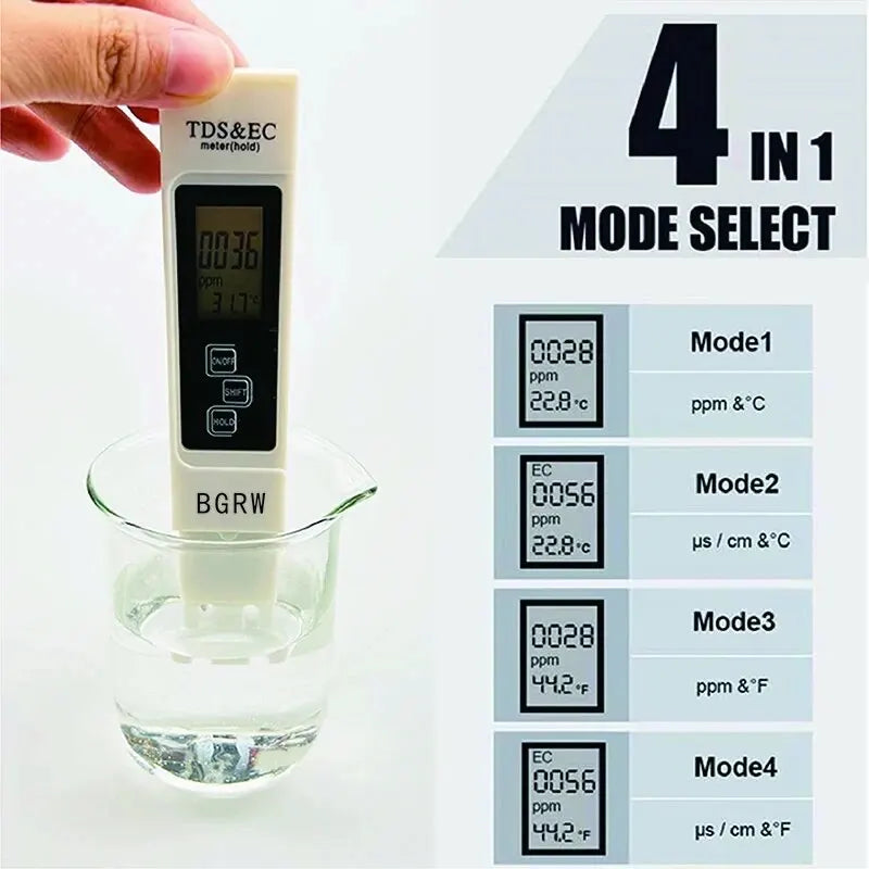šFather's Day - 2025 All-New 4 in 1 Tds Meter Digital Water Tester