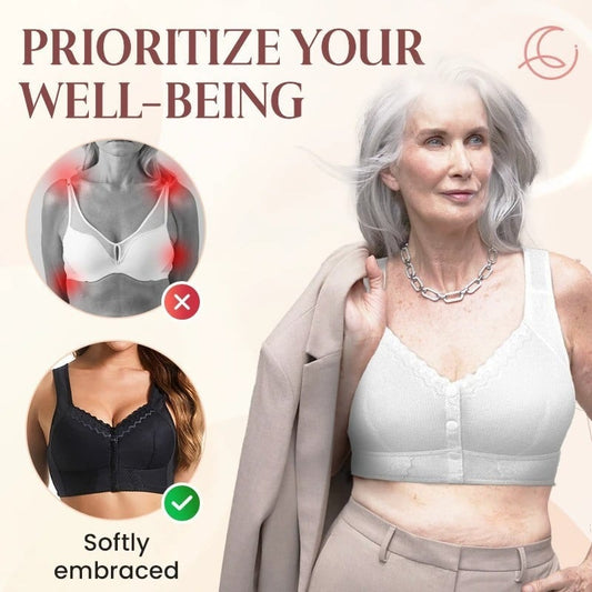 TheNestly+ 2025 New Front Closure Breathable Bra for Seniors