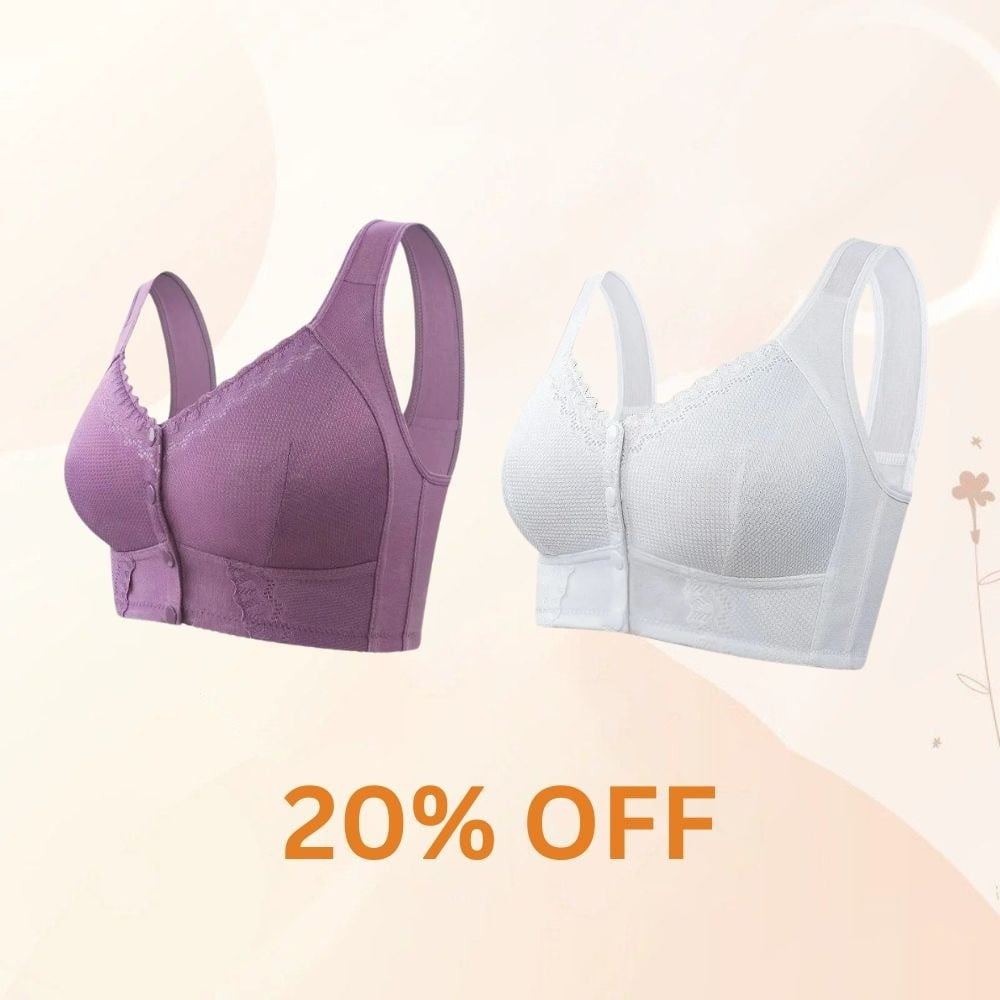 TheNestly+ 2025 New Front Closure Breathable Bra for Seniors