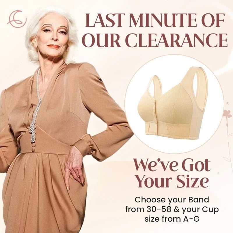 TheNestly+ 2025 New Front Closure Breathable Bra for Seniors