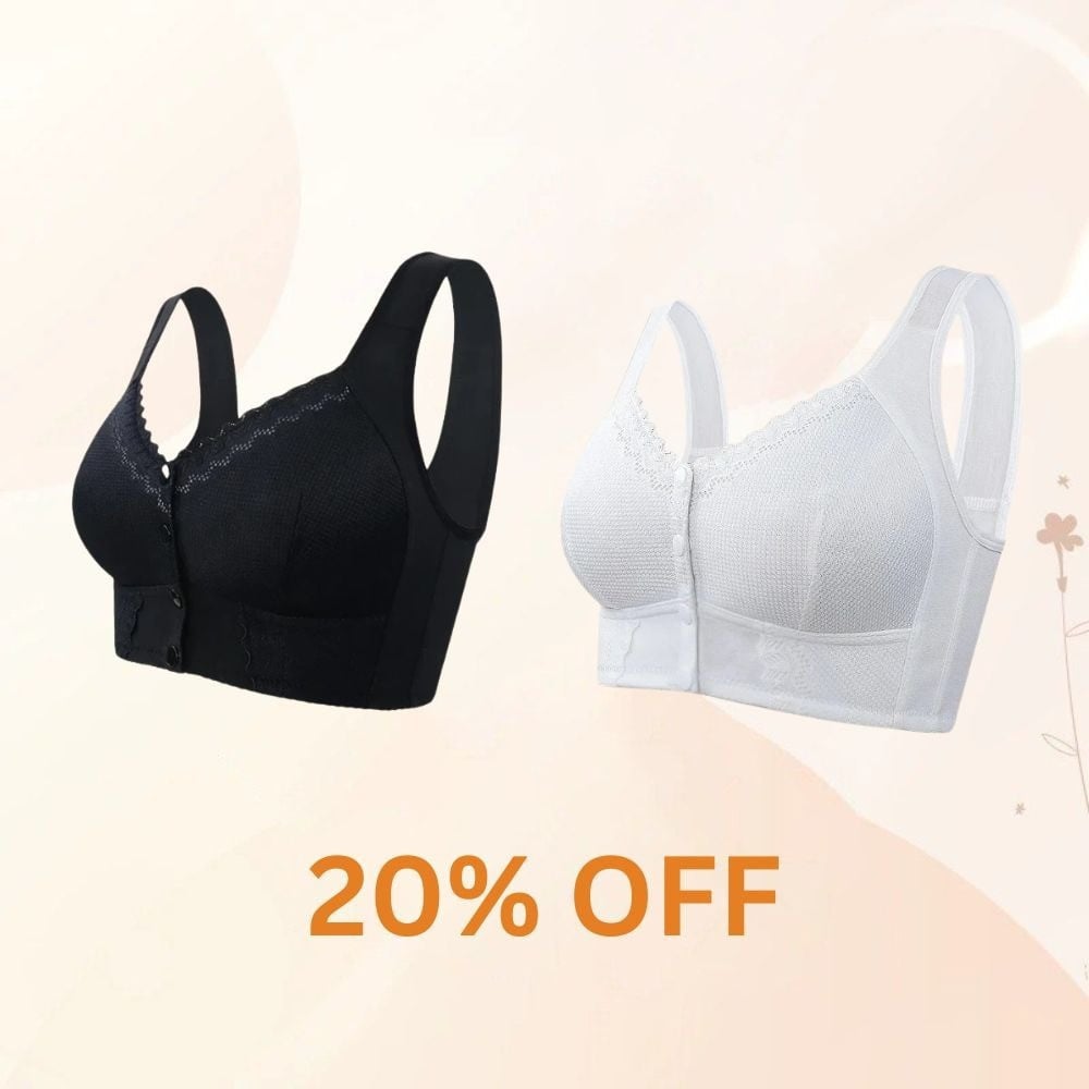 TheNestly+ 2025 New Front Closure Breathable Bra for Seniors