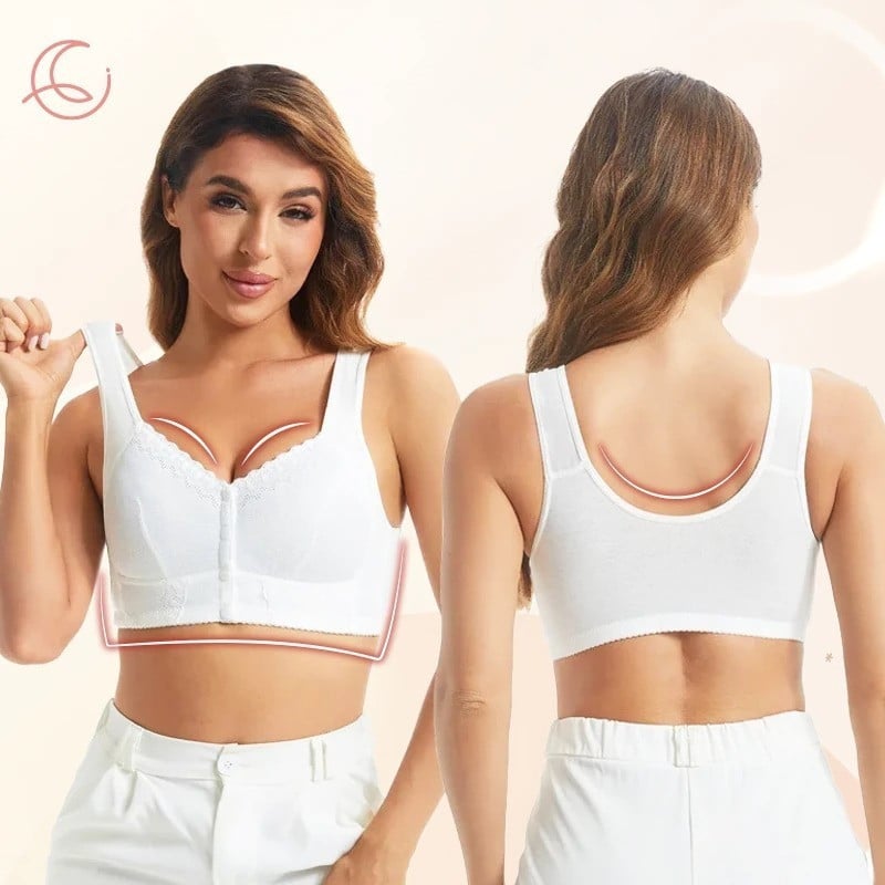 TheNestly+ 2025 New Front Closure Breathable Bra for Seniors