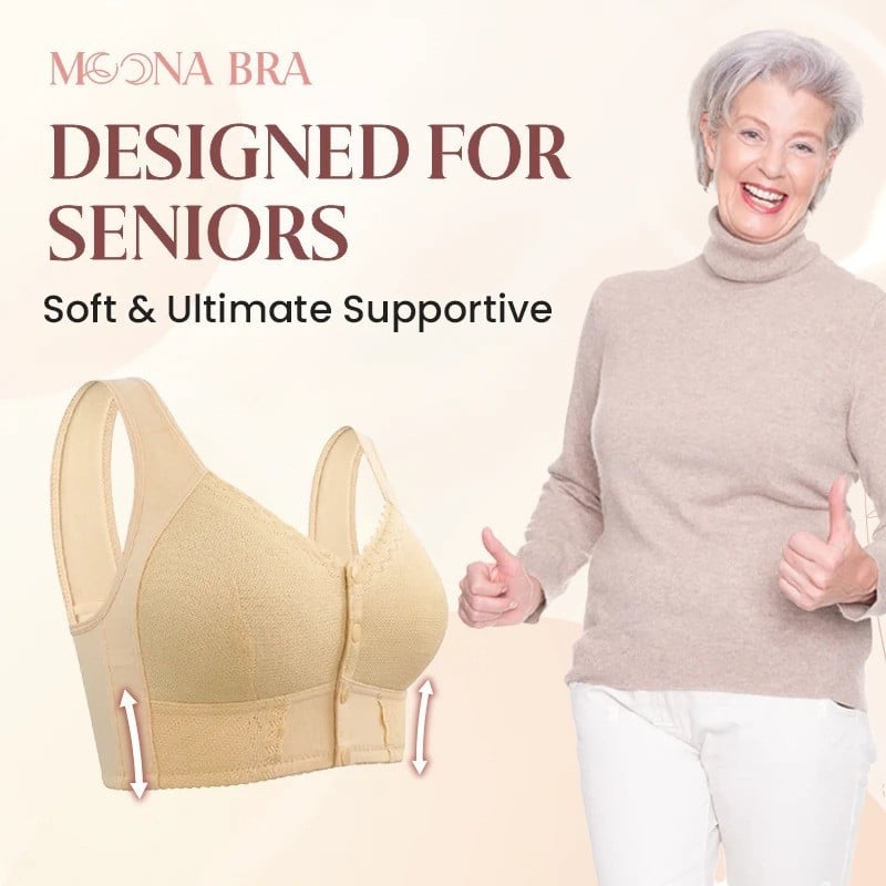 TheNestly+ 2025 New Front Closure Breathable Bra for Seniors