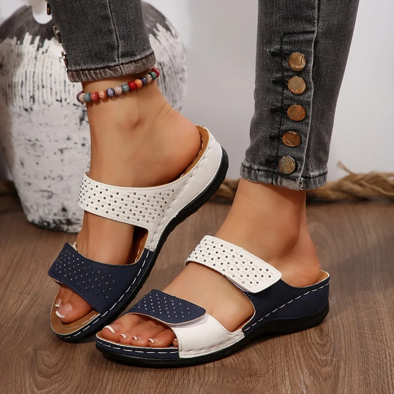 🔥Last Chance Deal – 70% OFF🔥 | Lightweight wedge sandals with soft cushioning and arch support for women