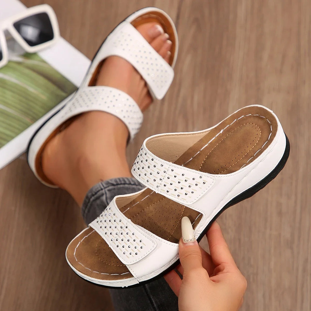 🔥Last Chance Deal – 70% OFF🔥 | Lightweight wedge sandals with soft cushioning and arch support for women