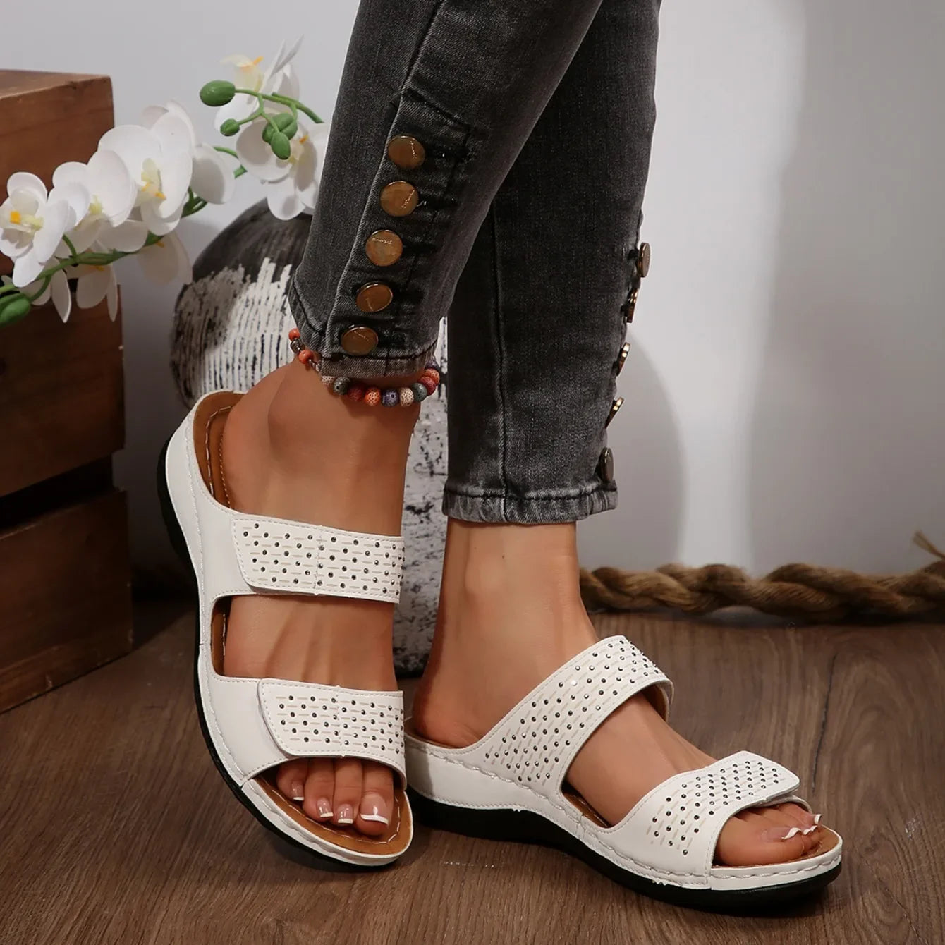 🔥Last Chance Deal – 70% OFF🔥 | Lightweight wedge sandals with soft cushioning and arch support for women