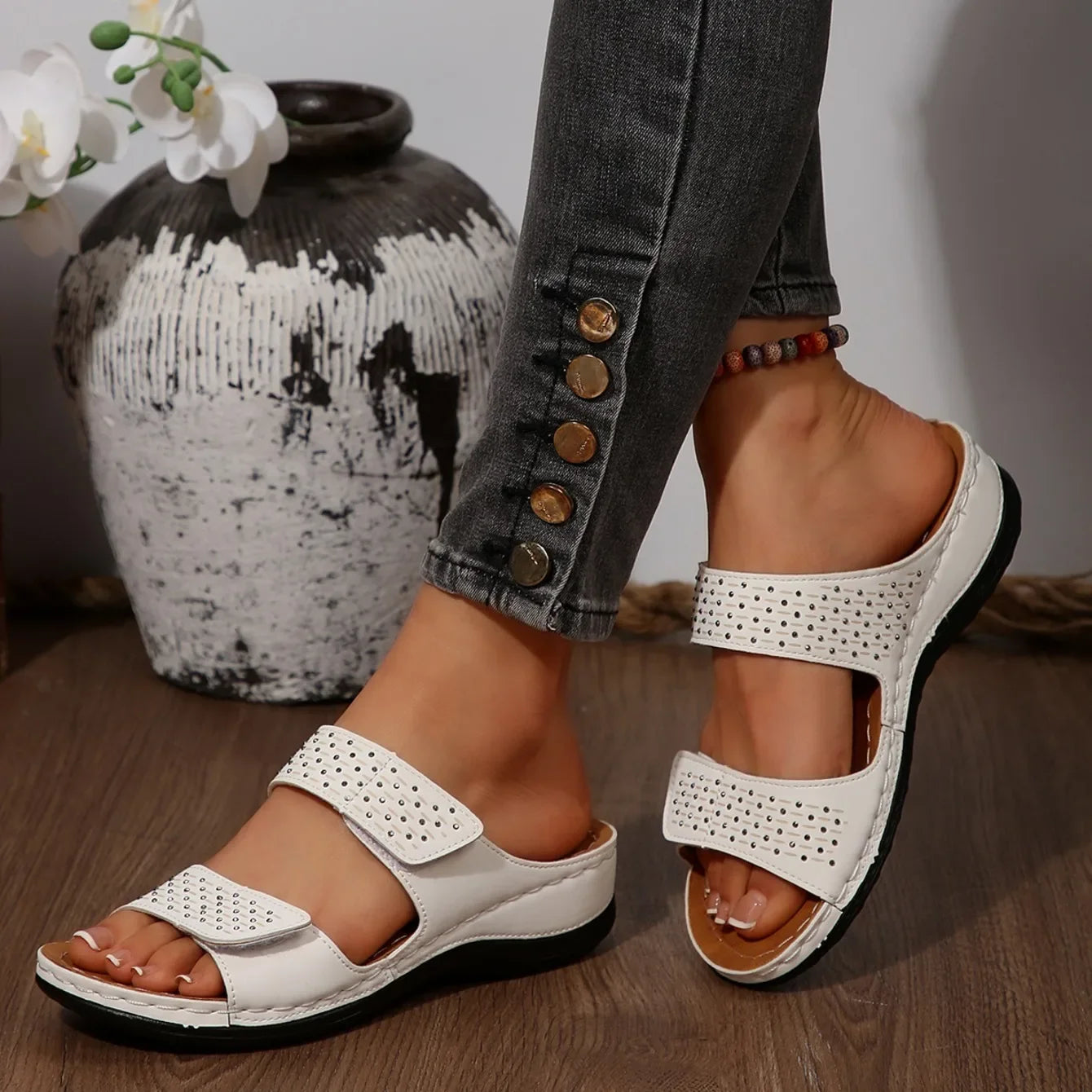 🔥Last Chance Deal – 70% OFF🔥 | Lightweight wedge sandals with soft cushioning and arch support for women