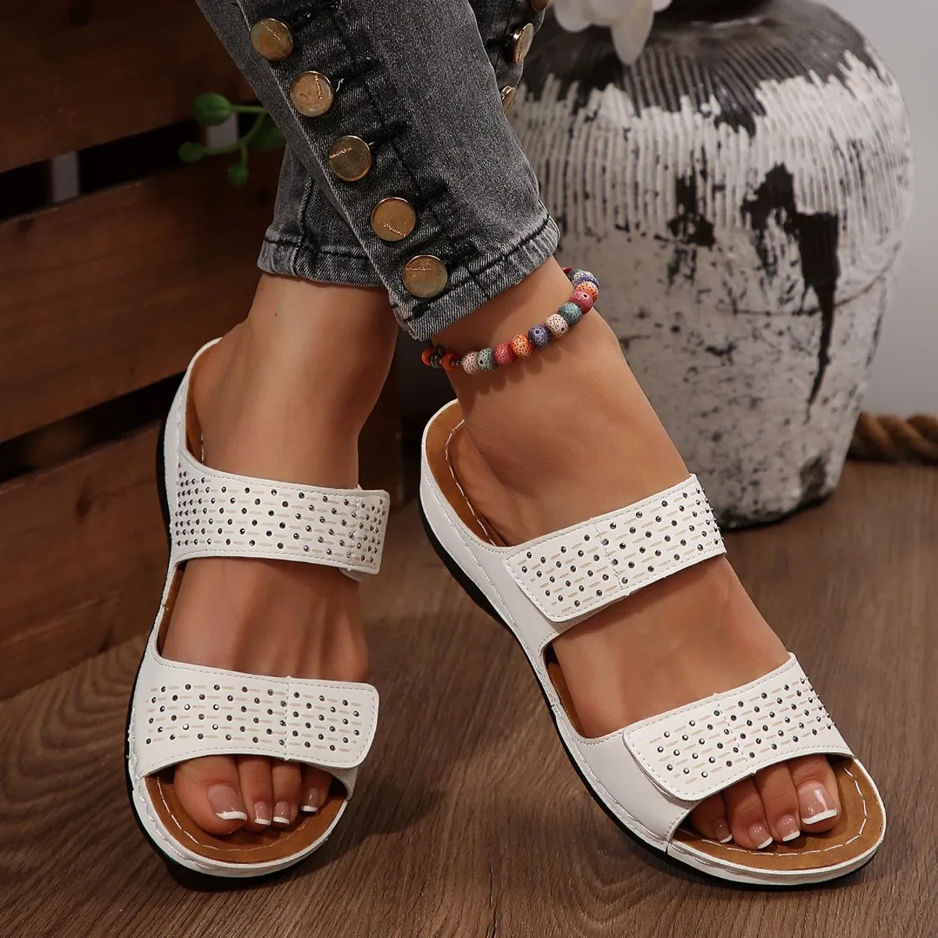 🔥Last Chance Deal – 70% OFF🔥 | Lightweight wedge sandals with soft cushioning and arch support for women