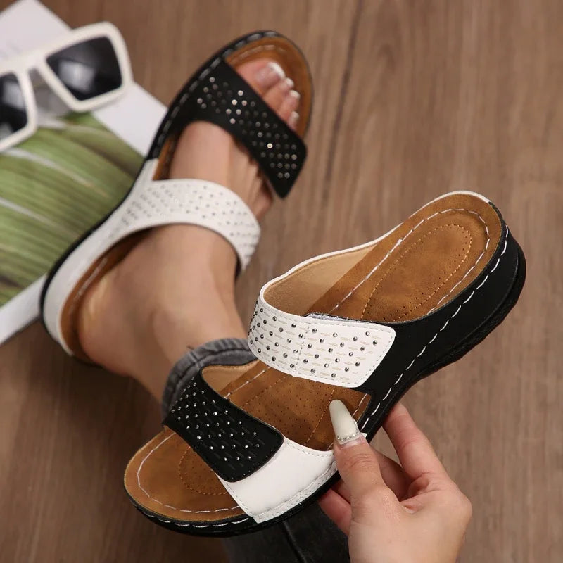 🔥Last Chance Deal – 70% OFF🔥 | Lightweight wedge sandals with soft cushioning and arch support for women
